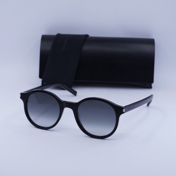 Final Price! Saint Laurent SL521 001 Black/Grey Sunglasses - Picture 4 of 10